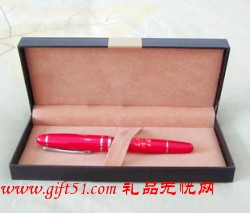 商務禮品 紅瓷簽字筆 送老師客戶