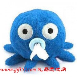 章魚紙巾盒（毛絨）