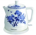 青花牡丹陶瓷電水壺