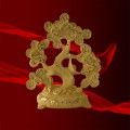 招財(cái)樹 絨紗金工藝品