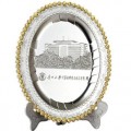 銀黃雙色金屬紀(jì)念盤