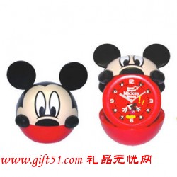 創意卡通折疊鬧鐘