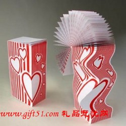 創意矩形真愛別扭便簽紙磚 便簽本定做