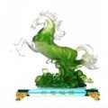前程似錦水晶馬大號定做 商務禮品