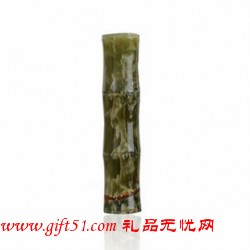 玉石竹節花瓶定做