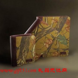 進口花色布面品牌記事本冊定制