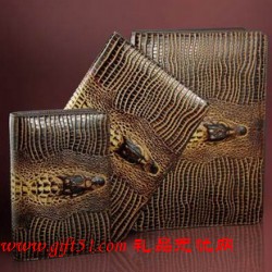 蟒蛇皮紋高檔筆記本冊定做