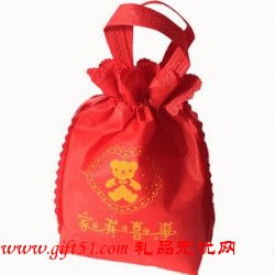 無紡布袋禮品袋家有喜事定制