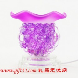 水晶玻璃小葡萄香熏燈定制
