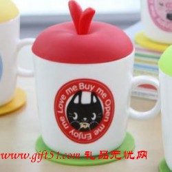 蘋果杯動物杯定制