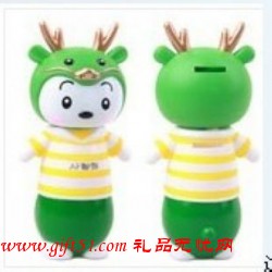 可愛站著龍存錢罐,綠色龍儲錢罐