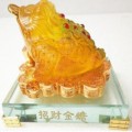 水琉璃金蟾招財擺件定制