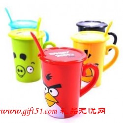 憤怒小鳥創意水杯定制