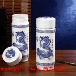 青龍戲水 雙層養生杯定制