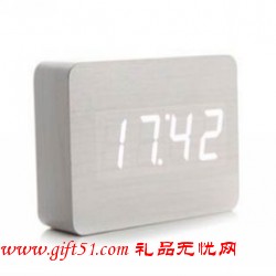 新奇特竹/木質LED電子鐘