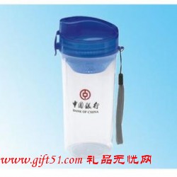 廣告提繩子水杯/塑料杯