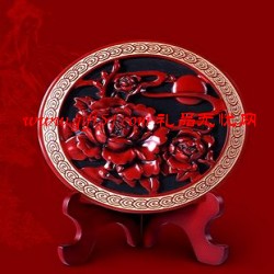 高浮雕欣賞盤定制 中秋商務禮品