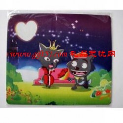 可愛(ài)灰太郎貪吃羊鼠標(biāo)墊 卡通鼠標(biāo)墊定制