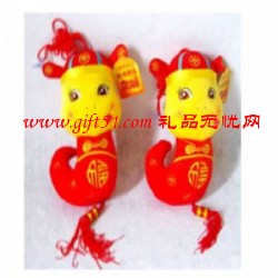 喜慶中國結蛇公仔,毛絨蛇公仔