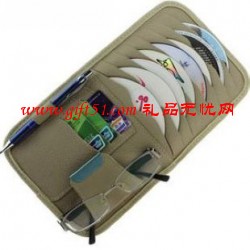 高檔真皮車載CD包