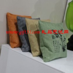 梅蘭竹菊除味汽車竹炭包