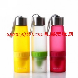 夏季健康養生磨砂檸檬杯 榨汁手動水杯