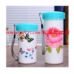 彩蝶隨心杯 廣告塑料杯