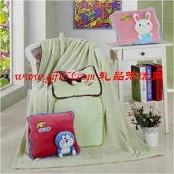 悅動三合一休閑靠墊毯