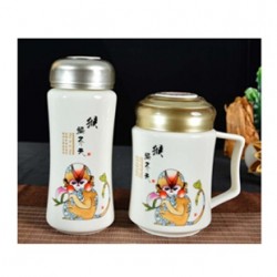 馬上封猴單層保溫杯老板杯