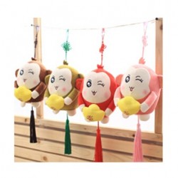 吉祥元寶猴毛絨公仔玩具