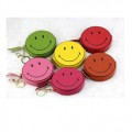 創意笑臉鑰匙包化妝品掛扣裝飾包