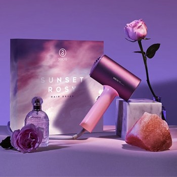 小米生態素士電吹風套裝落日玫瑰H5